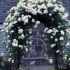 Рейтинг на най-добрите бели катерещи рози за създаване на уникален градински дизайн